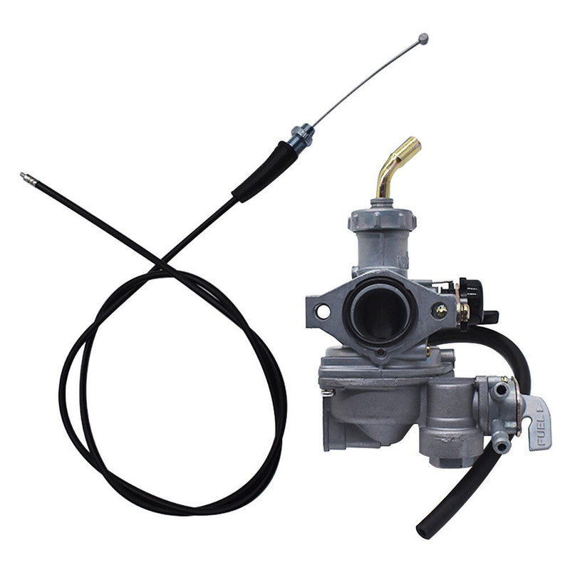 DURAFORCE Honda Carburetor & Throttle Cable for ATC 90 110 125 TRX125 ATV C02220