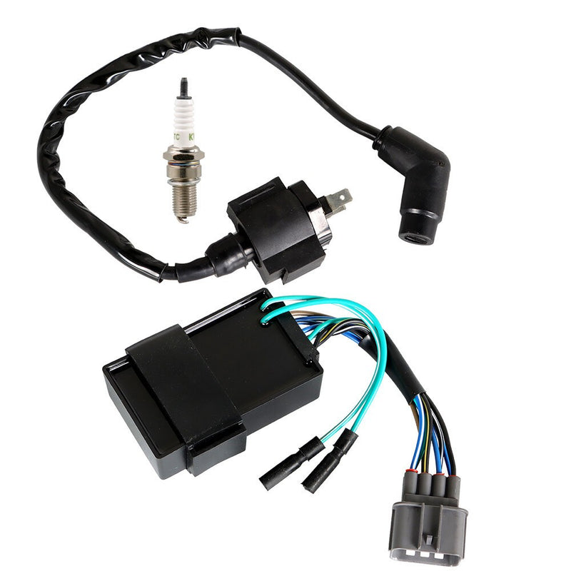 DURAFORCE Honda Ignition Coil Spark Plug CDI TRX350 Rancher 2000-2005 30410-HN5-671 US