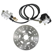 DURAFORCE Rear Hydraulic Brake Caliper & Disc Rotor Kit for ATV Go Kart Taotao New