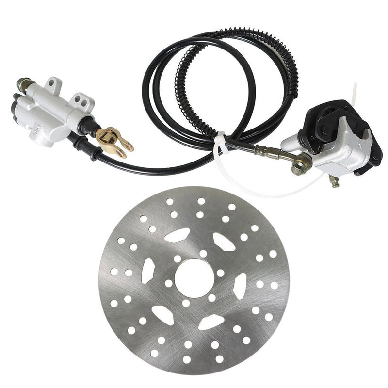 DURAFORCE Rear Hydraulic Brake Caliper & Disc Rotor Kit for ATV Go Kart Taotao New