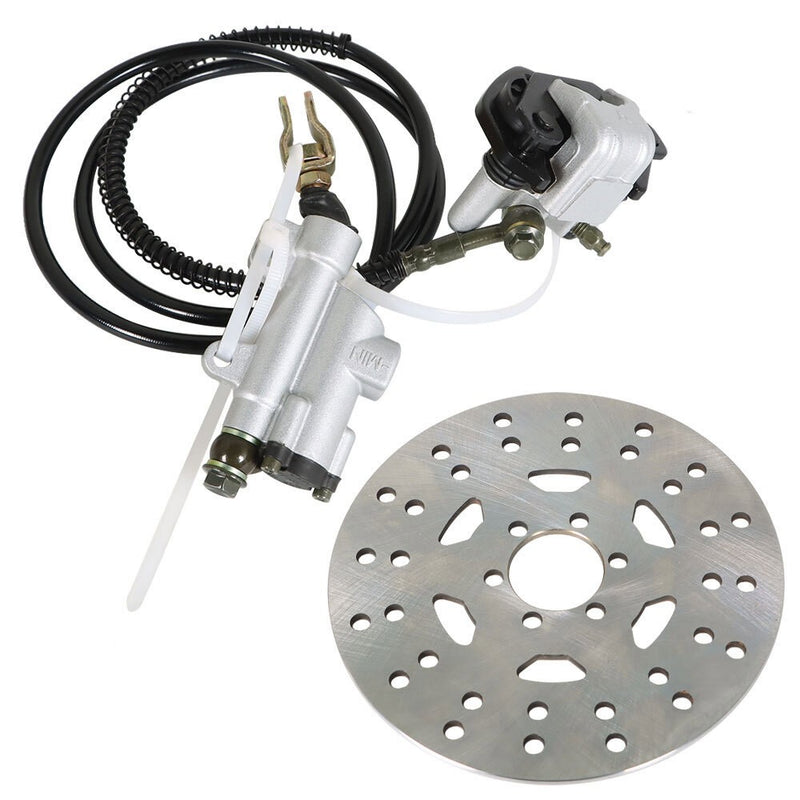 DURAFORCE Rear Hydraulic Brake Caliper & Disc Rotor Kit for ATV Go Kart Taotao New