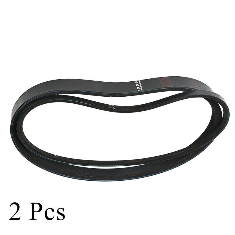 DURAFORCE Starter Generator Drive Belt 2-Pack for Club Car DS 1997+ Precedent 2004+