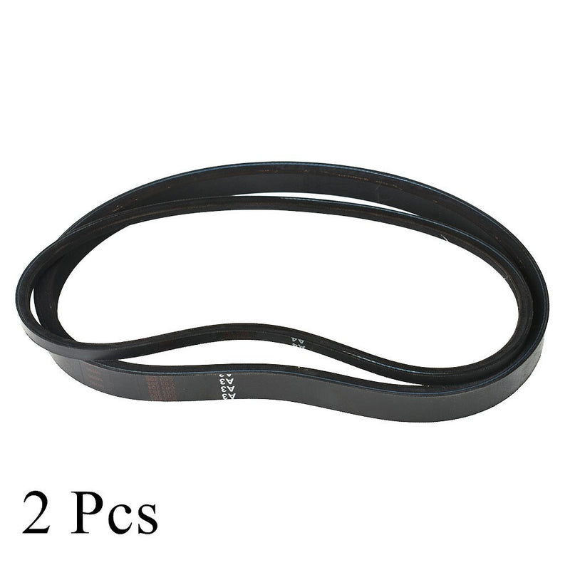 DURAFORCE Starter Generator Drive Belt 2-Pack for Club Car DS 1997+ Precedent 2004+