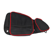 DURAFORCE Polaris RZR XP 4 1000 Front Side Door Storage Bag Red w/ Knee Pad 2014-2018
