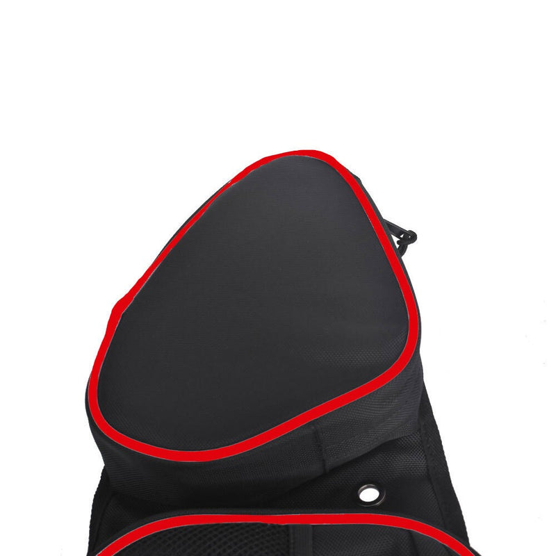 DURAFORCE Polaris RZR XP 4 1000 Front Side Door Storage Bag Red w/ Knee Pad 2014-2018