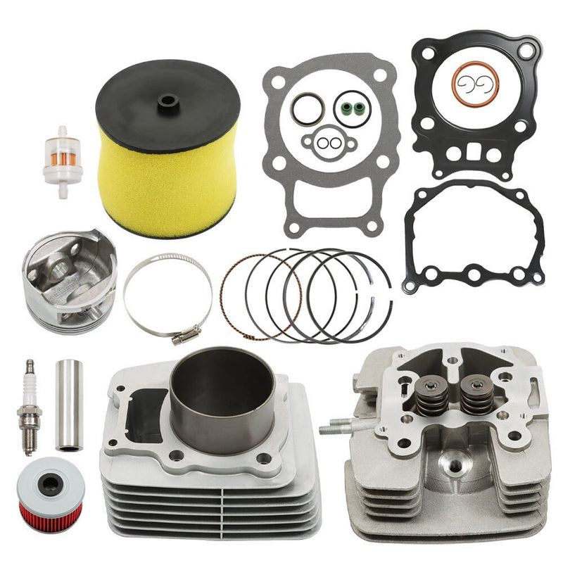 DURAFORCE Big Bore Cylinder Head Piston Kit 2000-2006 Honda Rancher TRX350 TRX 350