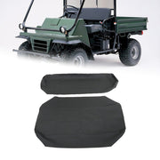 DURAFORCE Waterproof Black Seat Cover for Kawasaki Mule 2500 2510 3000 3010 Diesel 4x4