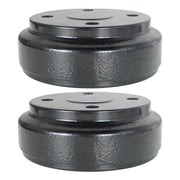 DURAFORCE Golf Cart Rear Brake Drums for 1995+ DS & Precedent Club Car, Set of 2