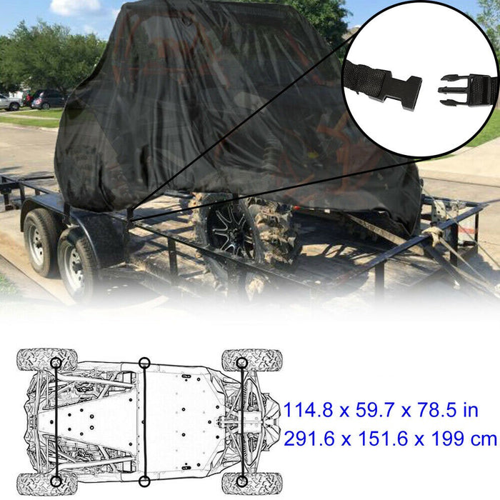DURAFORCE NEW UTV Storage Cover for Honda Pioneer 500 700 700-4 Deluxe Utility Vehicle