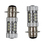 DURAFORCE 80W H6M 8000K LED Headlights Pair for Yamaha Raptor 700 700R 2006-2018