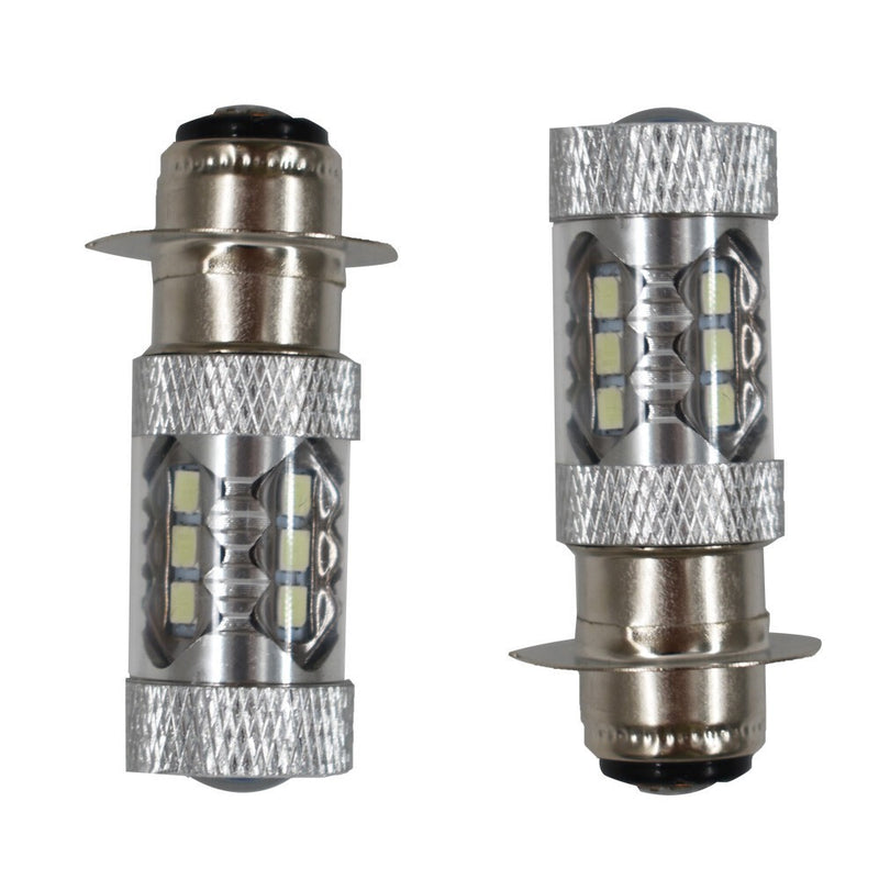 DURAFORCE 80W H6M 8000K LED Headlights Pair for Yamaha Raptor 700 700R 2006-2018