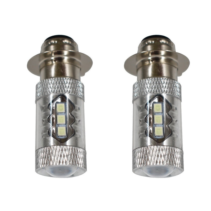 DURAFORCE 80W H6M 8000K LED Headlights Pair for Yamaha Raptor 700 700R 2006-2018