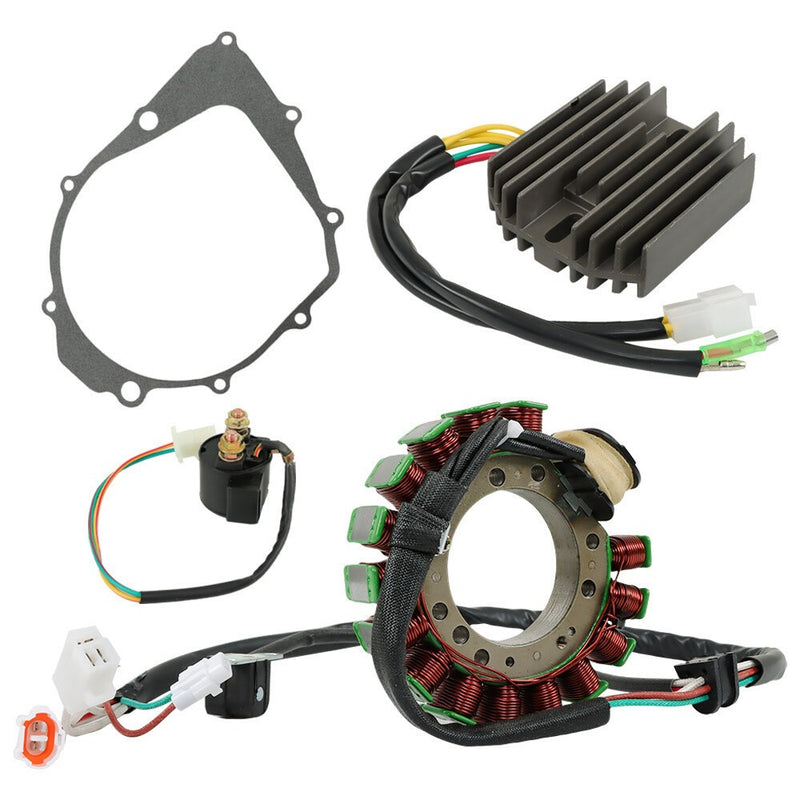 DURAFORCE Yamaha Warrior 350 1996-2001 Magneto Stator Regulator Relay + Gasket Kit