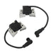 DURAFORCE 2Pcs Ignition Coil for Kawasaki V-Twin FD731V Engine 21121-0710 21121-2104