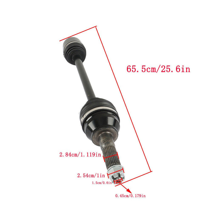 DURAFORCE 2× Rear CV Axle Drive Shaft for Polaris Ranger Crew XP 1000 2017-2019 1334175