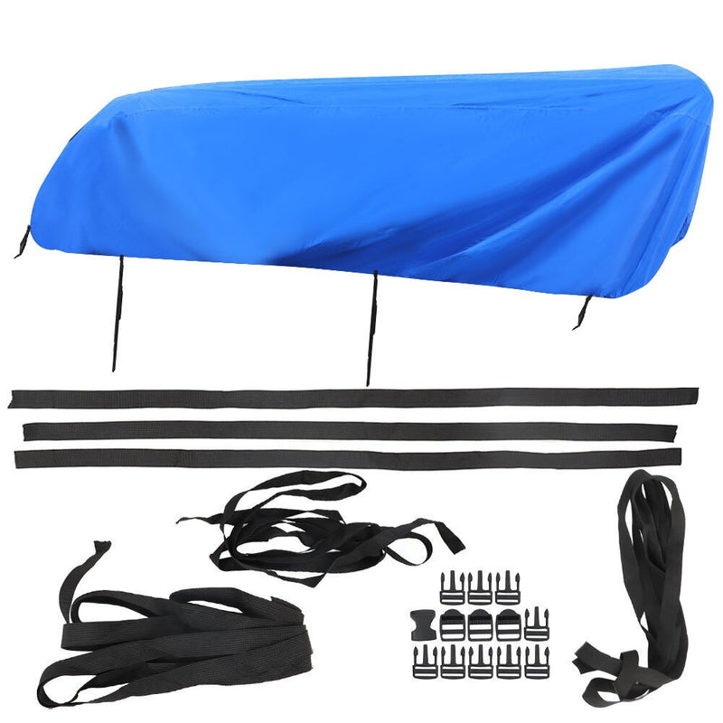 DURAFORCE Waterproof Heavy Duty Pontoon Boat Cover 17-20ft UV Rain Dust Protection