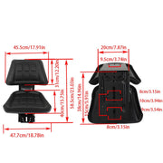 DURAFORCE Black Tractor Suspension Seat for Massey Ferguson 230 231 234 260 282