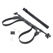 DURAFORCE Universal Adjustable Bag Holder Bracket for EZGO Club Car G29 Golf Cart Black