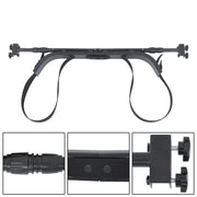 DURAFORCE Universal Adjustable Bag Holder Bracket for EZGO Club Car G29 Golf Cart Black