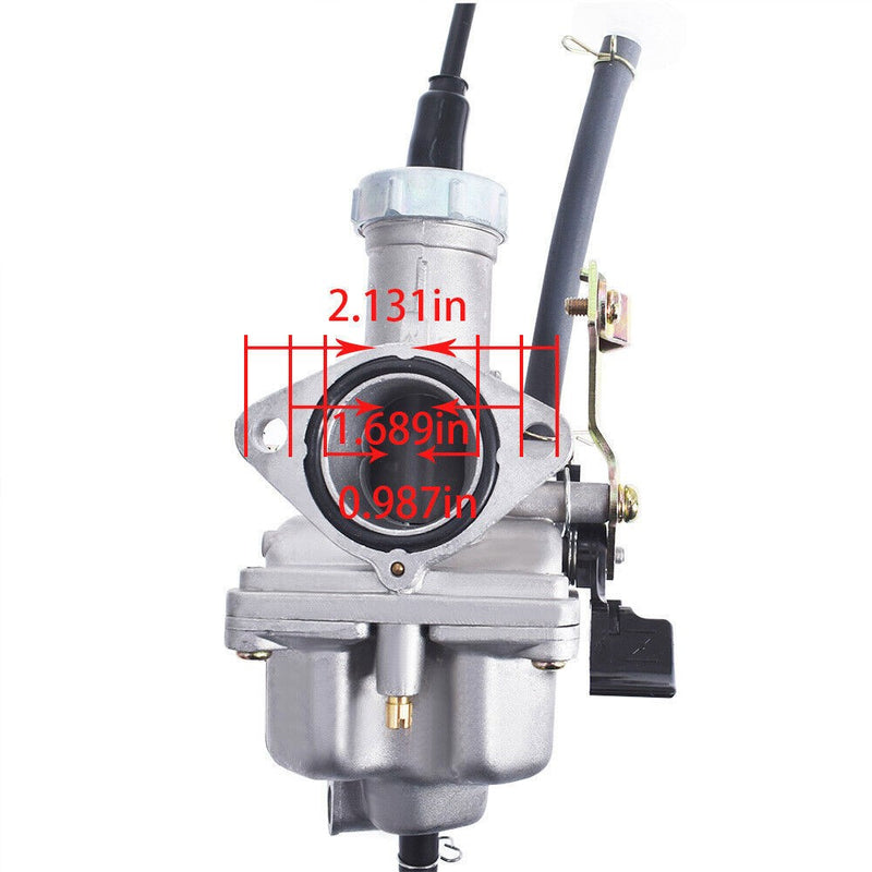 DURAFORCE Carburetor for Honda TRX250EX Sportrax 250 2001-2005 w/ Throttle Cable