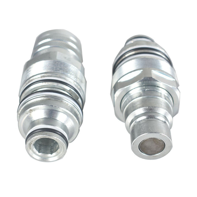 DURAFORCE Bobcat Telescopic Handle Flat Face Coupler Kit 6679837 6680018 Male & Female
