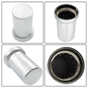 DURAFORCE 33mm Push-On Lug Nut Covers Tube Top Hat Style Plastic (20 Pack)