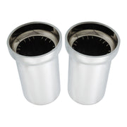 DURAFORCE Set of 20 New 33mm Plastic Lug Nut Covers Push-On Tube Top Hat Style