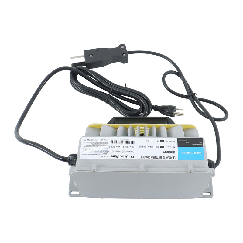 DURAFORCE 36V 18A Crowfoot Plug Battery Charger for Club Car EZGO Yamaha Golf Carts