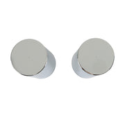 DURAFORCE 33mm Chrome Lug Nut Covers Pack of 20 Screw-On Tall Cylinder Plastic