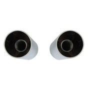 DURAFORCE Chrome 33mm Screw-On Lug Nut Covers Tall Cylinder Plastic Wheels Tires