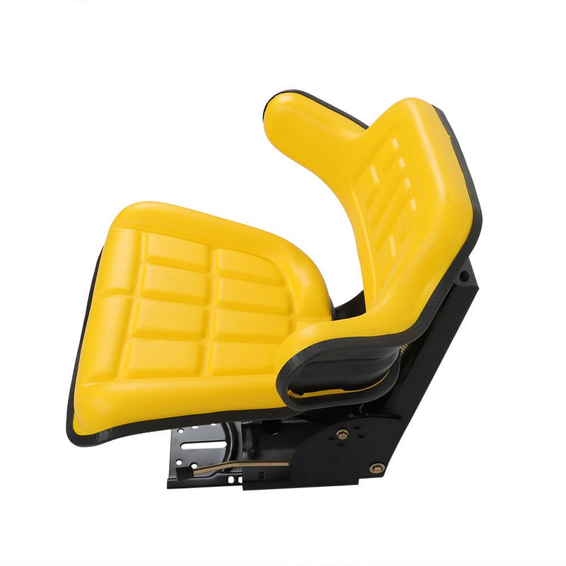 DURAFORCE Yellow Tractor Suspension Seat for Ford, New Holland & John Deere 2530-2555