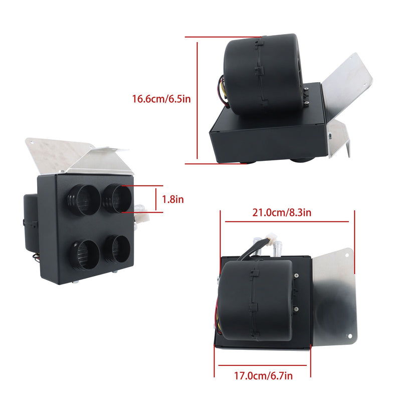 DURAFORCE Cab Heater Kit with Defrost EMB-HTR-2561 for 2016-2024 Polaris General 1000