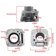 DURAFORCE 3TB-11310-00-00 Cylinder Piston Gasket Kit for Yamaha Grizzly 600 XT600 US