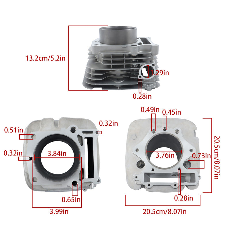 DURAFORCE 3TB-11310-00-00 Cylinder Piston Gasket Kit for Yamaha Grizzly 600 XT600 US