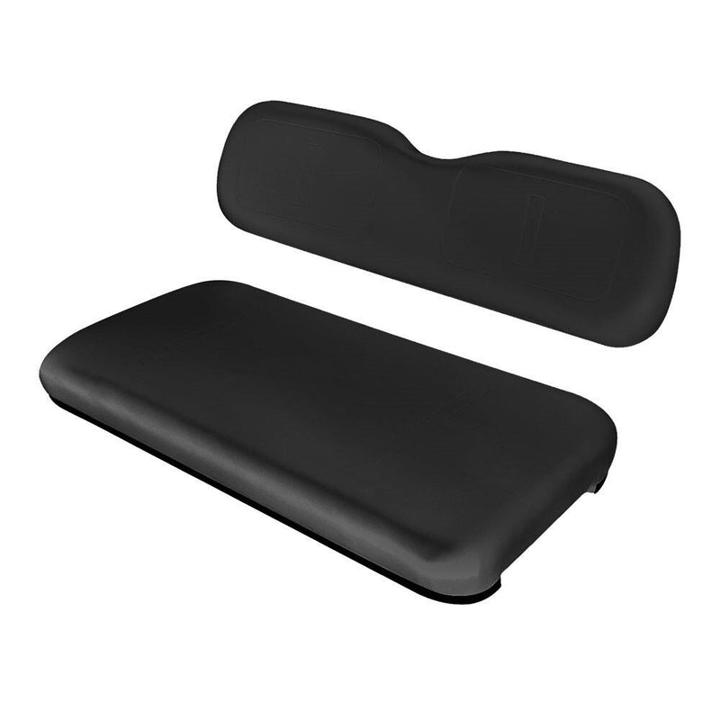 DURAFORCE 2Pcs Black Leather Front Seat Covers for Golf Cart Club Car DS 2000.5-2022