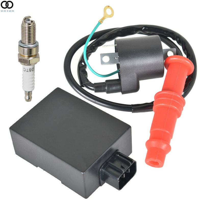 DURAFORCE Ignition Coil Spark Plug CDI for Polaris Sportsman 400 Scrambler 500 2004-09