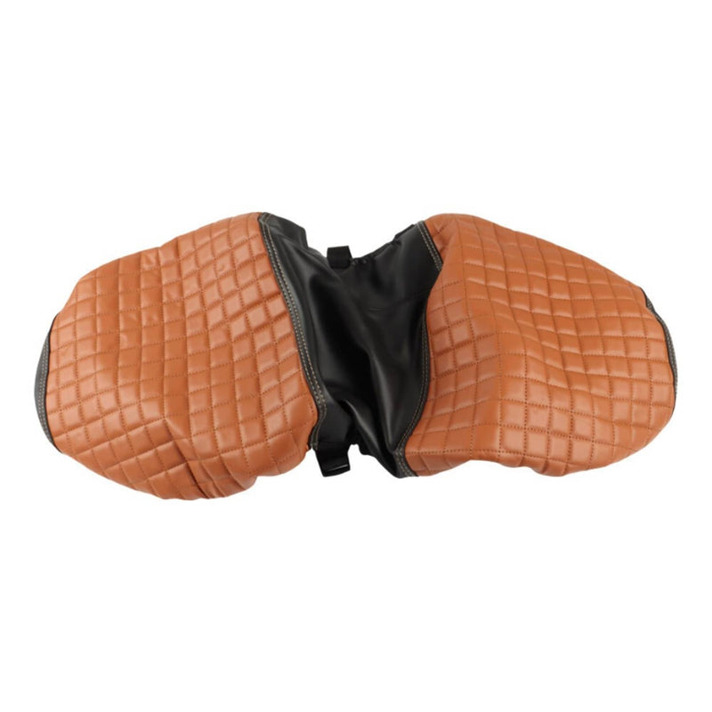 DURAFORCE Universal Brown Vinyl Rear Seat Cover Kit for Club Car EZGO Yamaha Golf Cart
