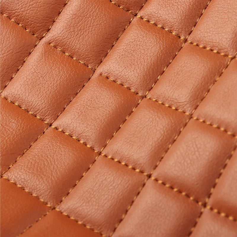 DURAFORCE Universal Brown Vinyl Rear Seat Cover Kit for Club Car EZGO Yamaha Golf Cart