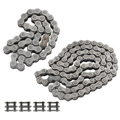 DURAFORCE Drive Front & Rear 420 Chain for Coleman CT200U CT200U-EX BT200X 196cc Mini Bike