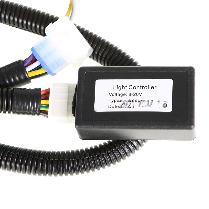 DURAFORCE 12V LED Headlight & Tail Light Kit for Club Car DS Golf Cart 1993-Up Street Lega