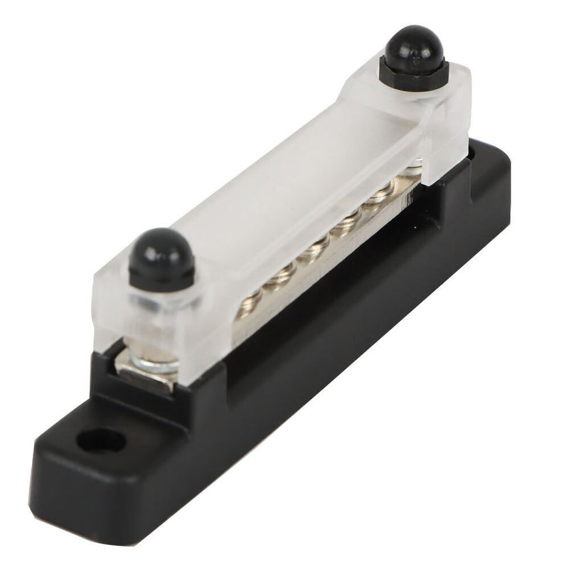 DURAFORCE 6-Way Red Black Bus Bar Terminal Block 48V 150A Power Distribution Busbar