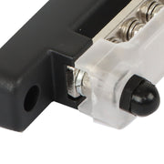 DURAFORCE 6-Way Red Black Bus Bar Terminal Block 48V 150A Power Distribution Busbar