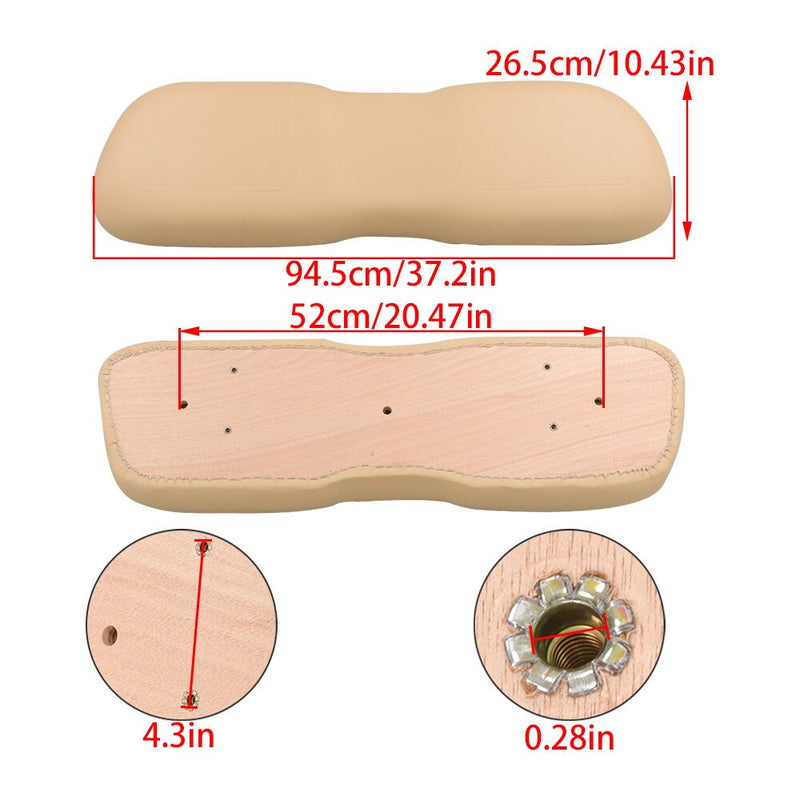 DURAFORCE Club Car DS Golf Cart Beige Front Seat Lean Back Cushion 2000+ 10207660