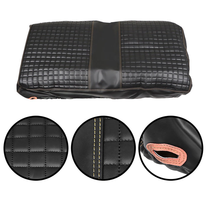 DURAFORCE 2PC Black Diamond Golf Cart Seat Cover Kit for Club Car Precedent Cushion