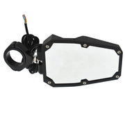 DURAFORCE UTV Polaris RZR Rear View Side Mirrors w/ LED Lights Fit 1.75"-2" Roll Cage