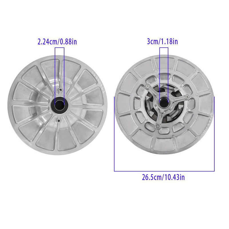 DURAFORCE Secondary Driven Clutch 1323368 for 2016-2020 Polaris RZR Turbo XP 1000