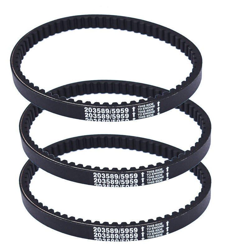 DURAFORCE Black 3pcs Go Kart Drive Belt 30 Series Manco 5959 Comet 203589