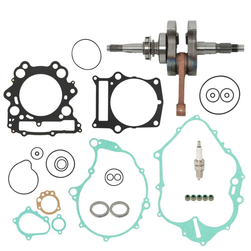 DURAFORCE Engine Rebuild Kit Crankshaft Piston Gaskets for 02-08 Yamaha Grizzly YFM660