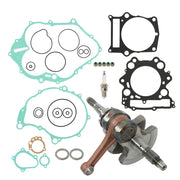 DURAFORCE Engine Rebuild Kit Crankshaft Piston Gaskets for 02-08 Yamaha Grizzly YFM660