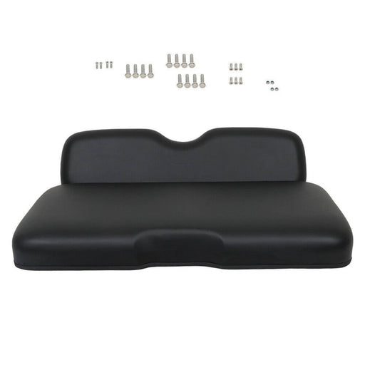 DURAFORCE EZGO RXV 2008+ Black Front Seat Bottom & Back Cushion Set for Golf Cart